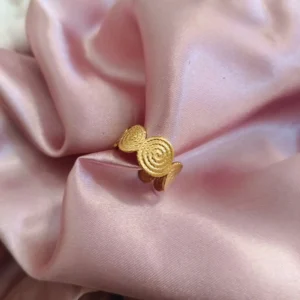 Anti Tarnish Spiral Ring