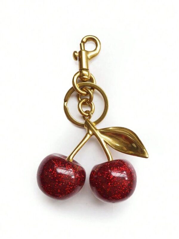 Cherry bag charm