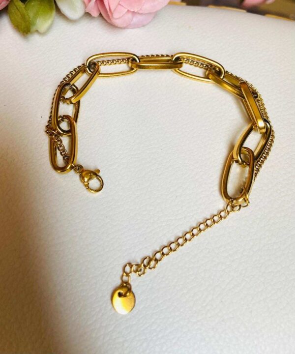 stackable two layer bracelet