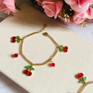 Cherry bracelet