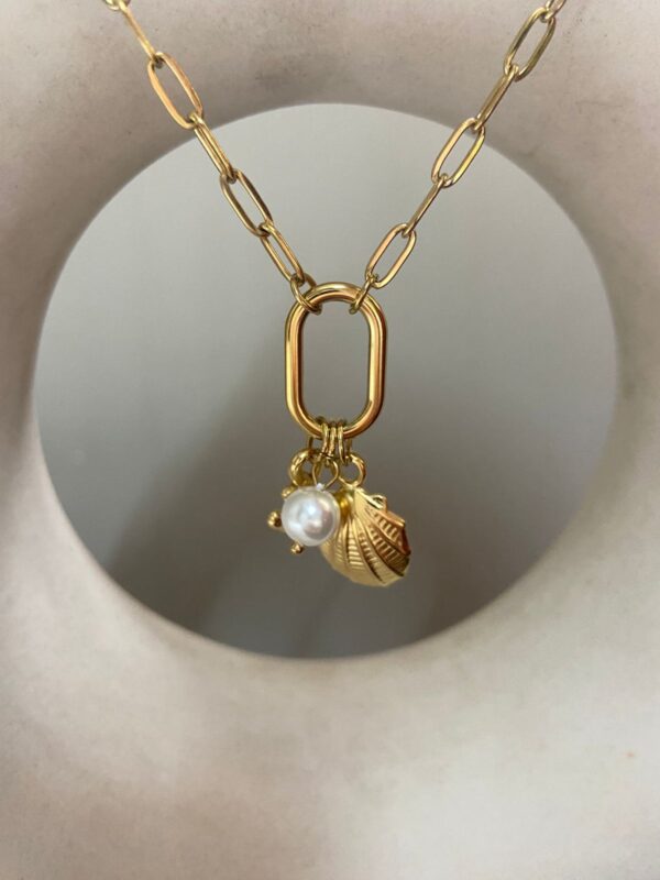 multiple charms necklace