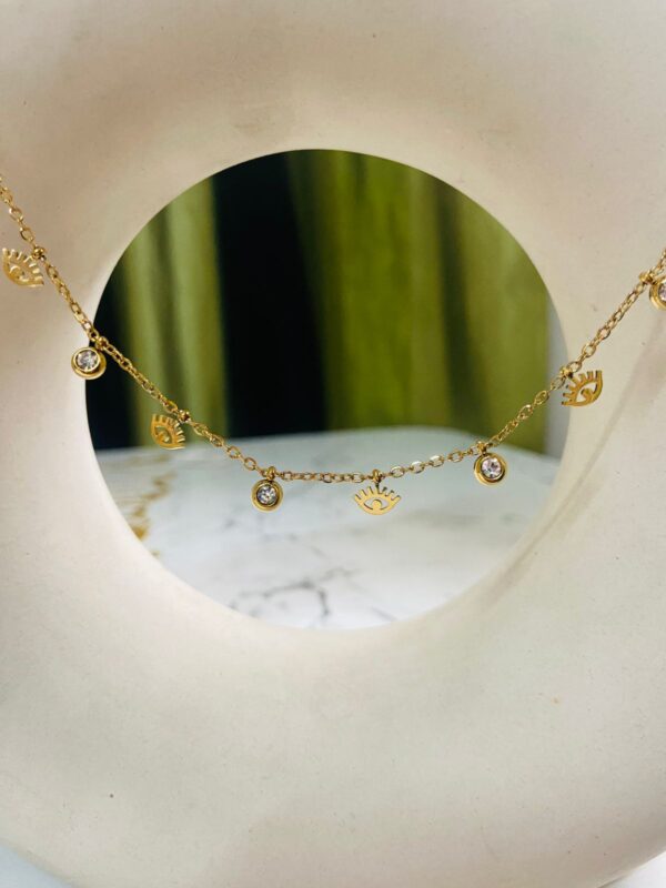 evil eye charms necklace