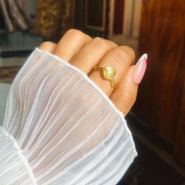 conch ring | Beautiful conch ring for women | Anti tarnish ring | adjustable ring