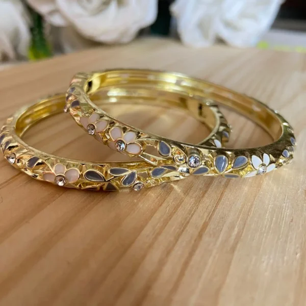 Enamel Bangles Pair