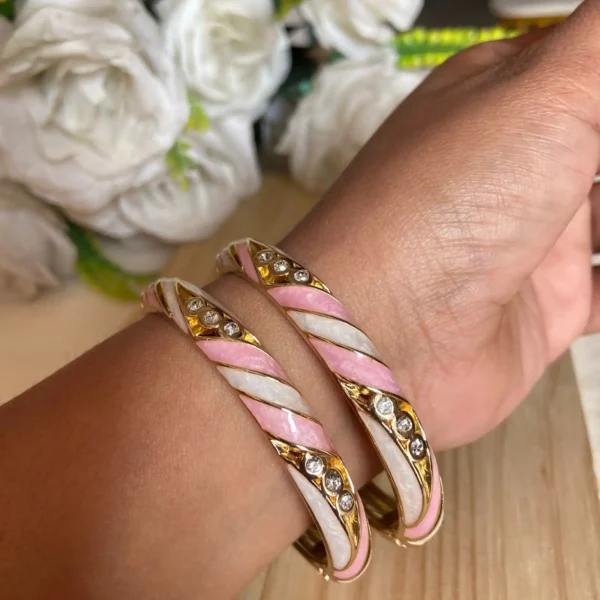 Enamel Bangles Pair