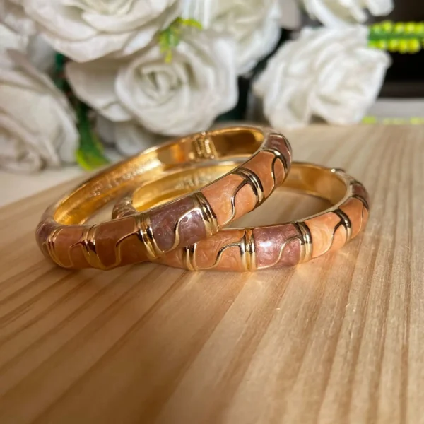 Enamel Bangles Pair