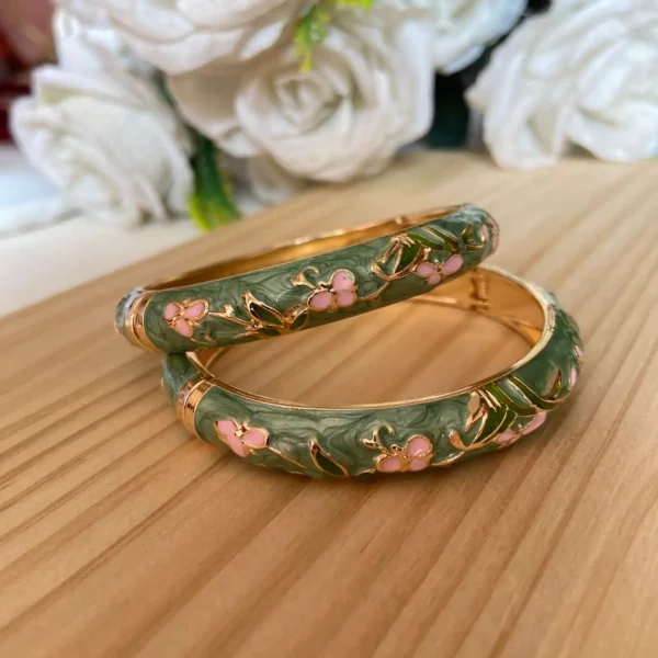 Enamel Bangles Pair