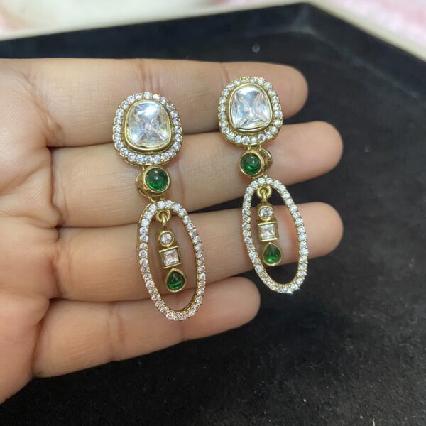 Moissanite beautiful earrings