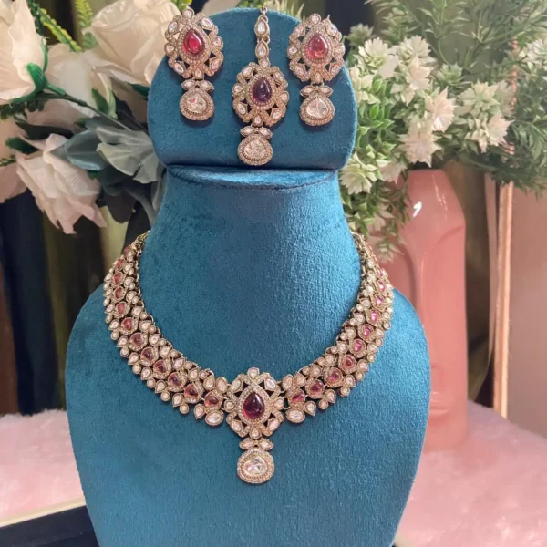 Necklace Set With Mangtika