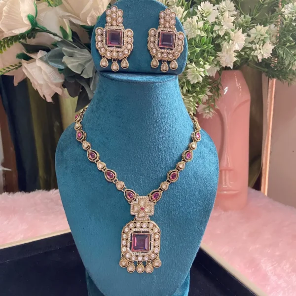 Necklace Set With Earrings